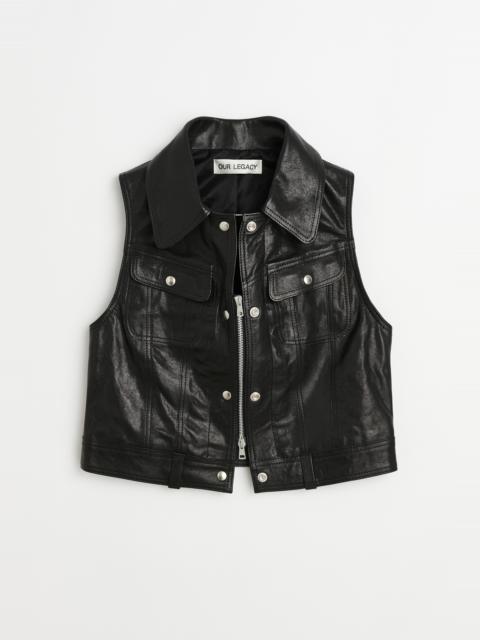 Our Legacy Doll Vest Xtreme Black