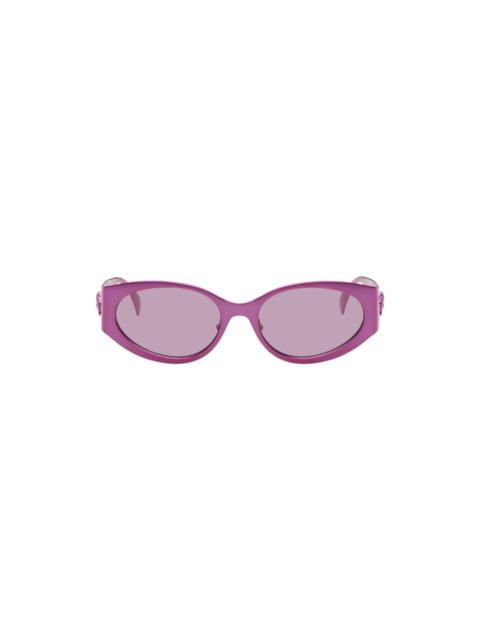 Pink 'La Medusa Oval' Sunglasses