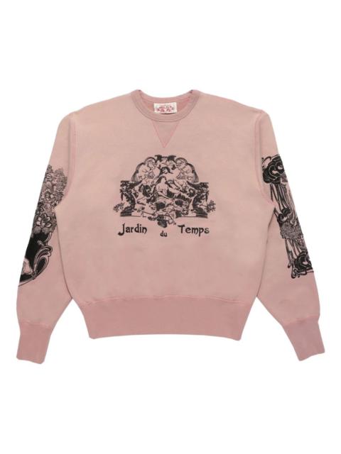 samuel zelig Jardin crew neck graphic sweatshirt
