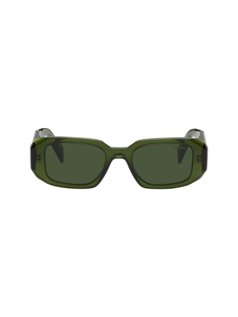 Green 'Prada Symbole' Sunglasses
