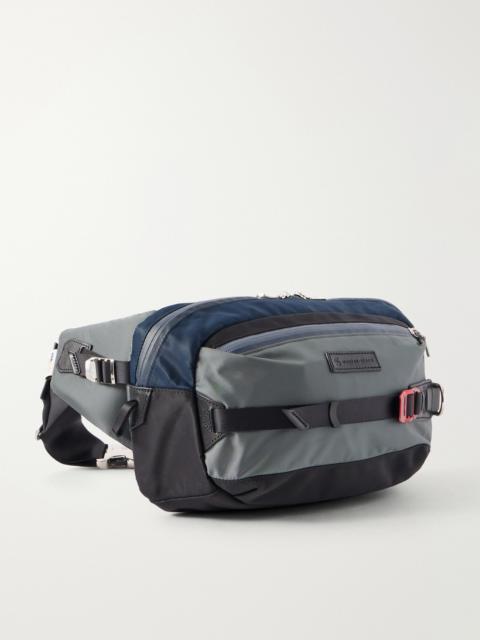 master-piece Leather-Trimmed CORDURA® Twill Belt Bag