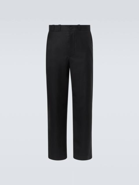 The Row Ottis virgin wool straight pants