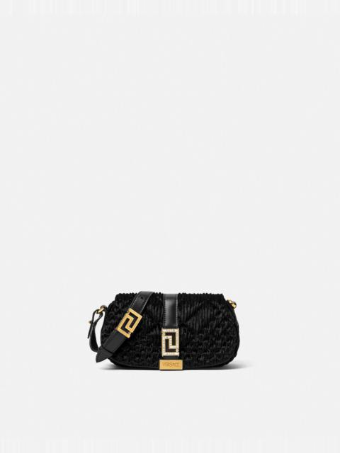 VERSACE Velvet Greca Goddess Mini Bag