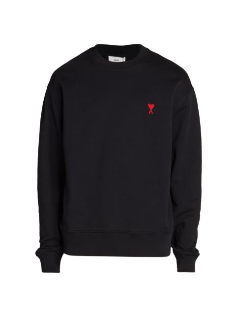 AMI Paris Men's ADC Wool-Knit Crewneck Sweater - Noir