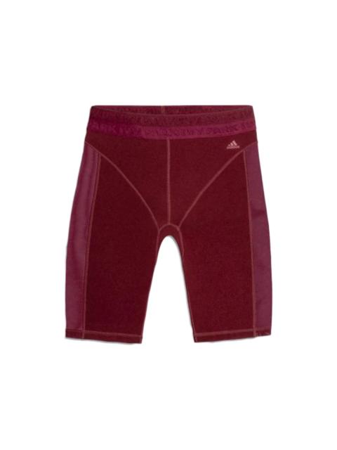 adidas adidas Ivy Park Cycling Shorts Maroon/Amazon Red