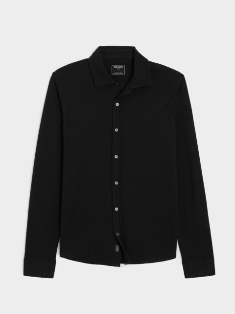 TODD SNYDER Cotton-Cashmere Pique Dress Shirt