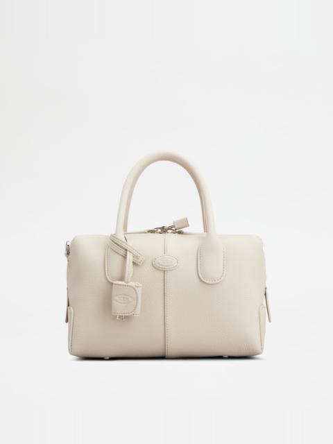 Tod's TOD'S DI BAG BAULETTO IN LEATHER MINI - WHITE