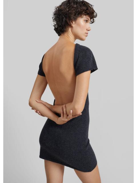CHRISTOPHER ESBER Christopher Esber Rae Cashmere Mini Dress - Charcoal