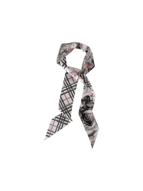 Burberry tartan graphic scarf