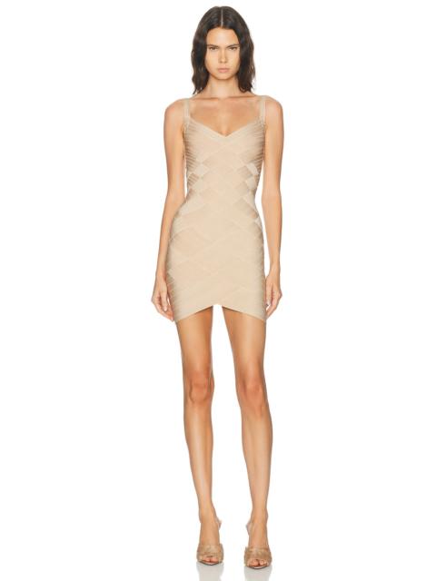 HAELO Bandage Weave Mini Dress