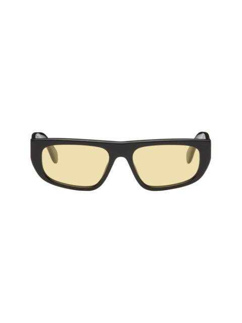 Palm Angels Black Ventura Sunglasses