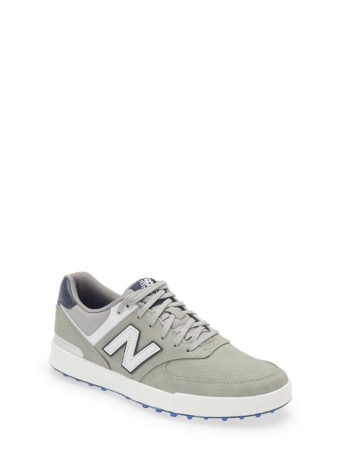 574 Greens Waterproof Golf Shoe in Grey /White