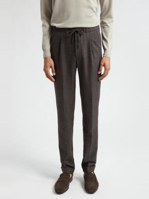 THOM SWEENEY Casual Wool & Cashmere Twill Pants