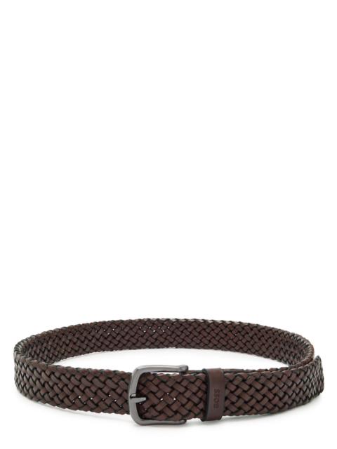 BOSS Boss Sash Braided Leather Belt