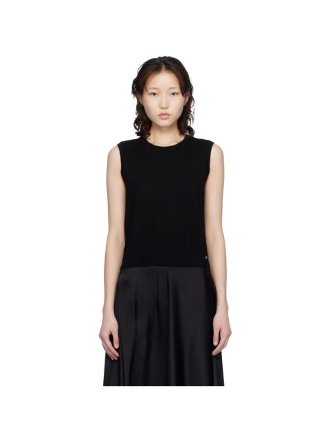 ANINE BING Black Moni Crop Tank Top