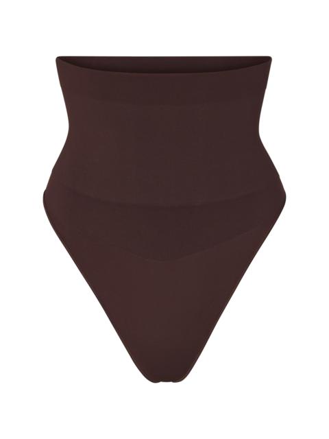 SKIMS Women's Core Control Thong - Cocoa