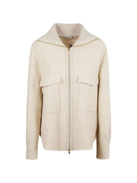 Moncler boucle  knit jacket