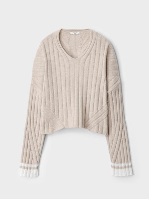 rag & bone Serena Wool Blend V-Neck