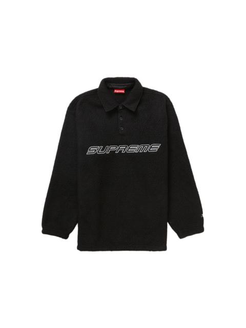 Supreme Supreme Polartec L/S Polo Black