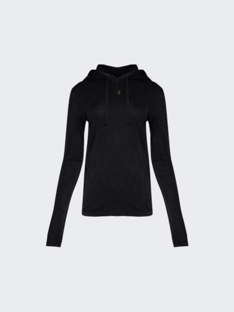 Givenchy Fitted Hoodie Faded Black