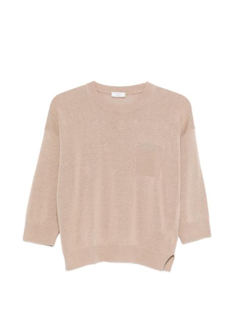 PESERICO embellished sweater