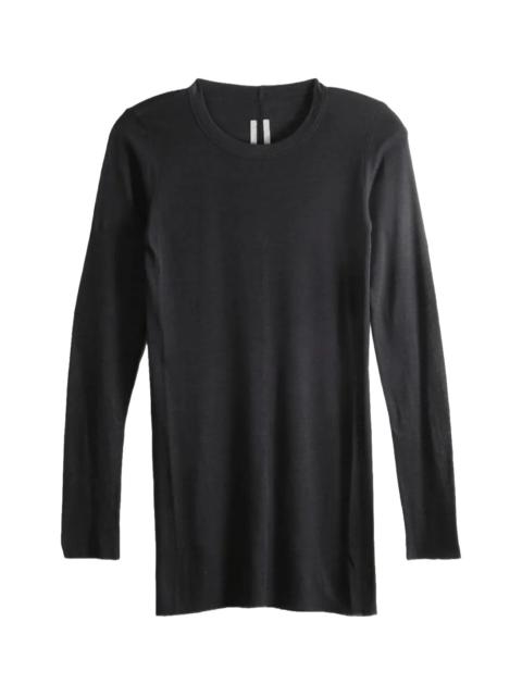 Rick Owens Rib Long-Sleeve T-Shirt "Black" RU02F4250 RJSW 09