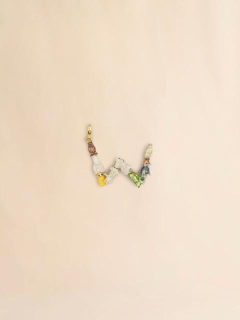 Marni MARNI ALPHABET "W" CHARM