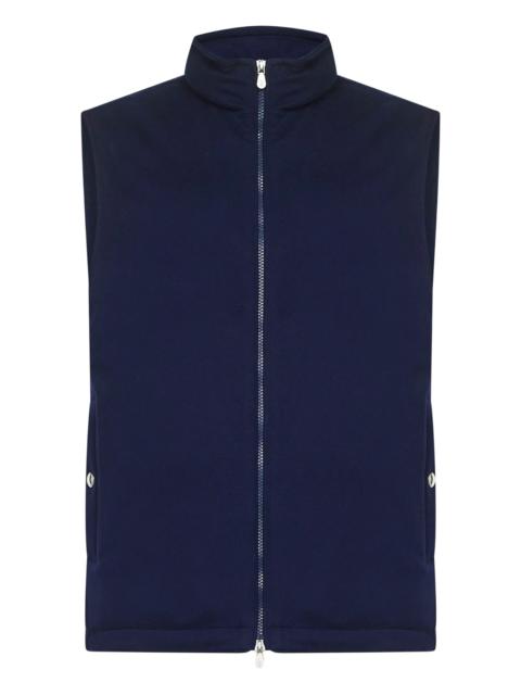Brunello Cucinelli Brunello Cucinelli Stand-collar Zip-front Gilet