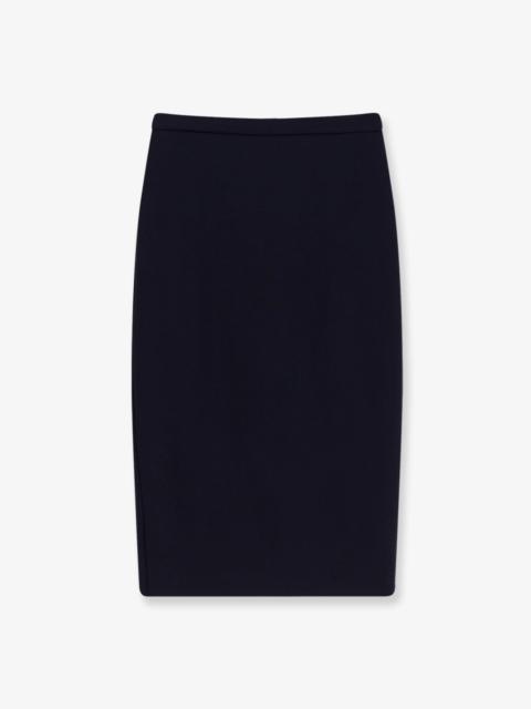 Max Mara Mxmotre Stretch Virgin Wool Skirt
