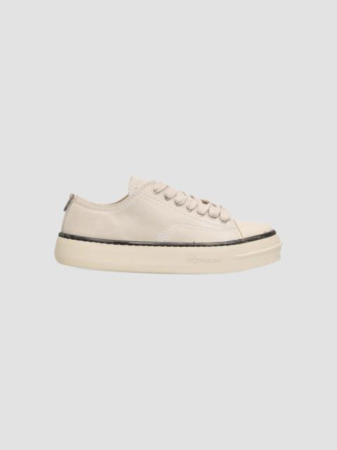 REPRESENT Men's Rep-Cap Leather Low-Top Sneakers - Flat White