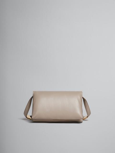 Marni BEIGE LEATHER PRISMA SHOULDER BAG