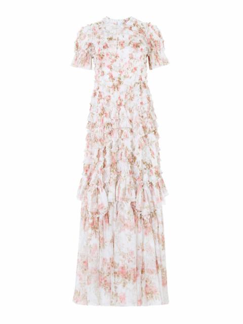 Needle & Thread Summer's Rose Valentine Ruffle Gown