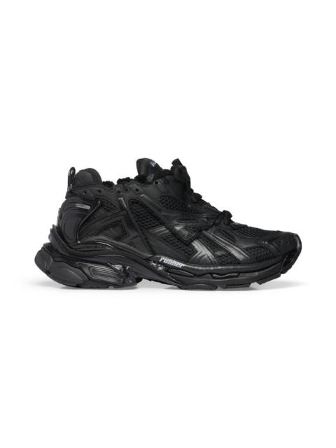 BALENCIAGA Men's Runner Sneaker in Black