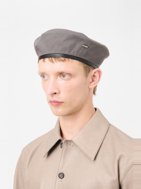 Our Legacy Beret Old Steel Excursion Nylon