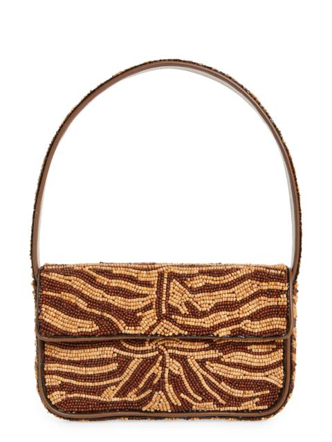 STAUD Tommy Beaded Shoulder Bag