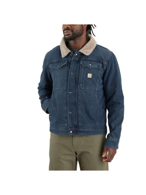 Carhartt Relaxed Fit Denim Sherpa-Lined Jacket - 2 Warmer Rating