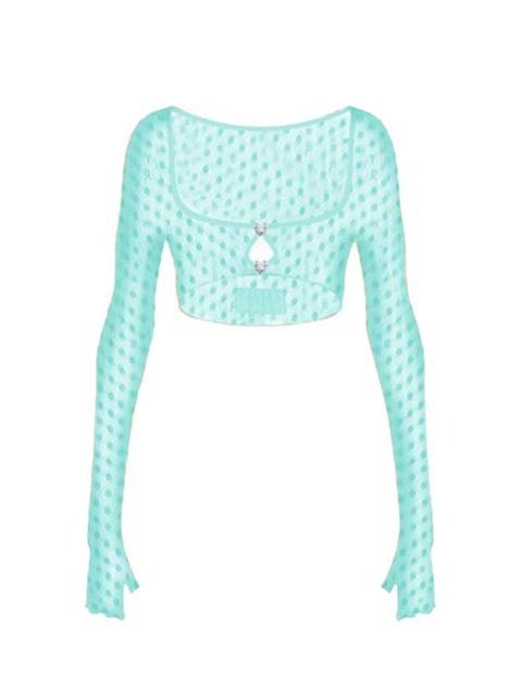 POSTER GIRL OCTAVIA TOP TURQUOISE