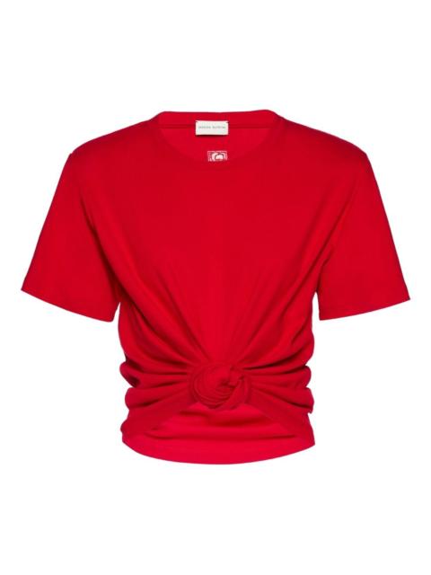 MAGDA BUTRYM knot-detail T-shirt