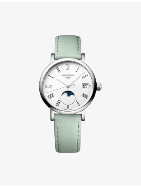 Longines L4.330.4.11.0 Elegant Collection Moonphase Stainless-Steel Quartz Watch