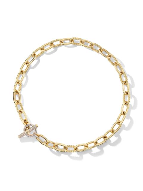 DAVID YURMAN Women's DY Madison Toggle Chain Necklace in 18K Yellow Gold - Diamond