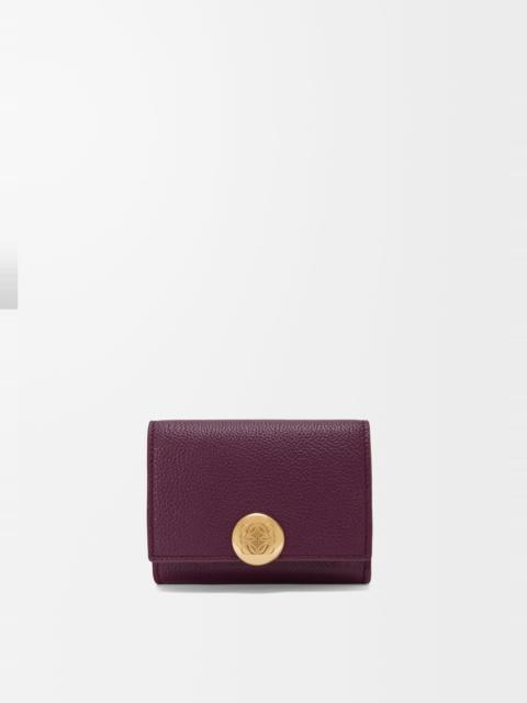 Loewe Pebble trifold wallet in pebble grain calfskin
