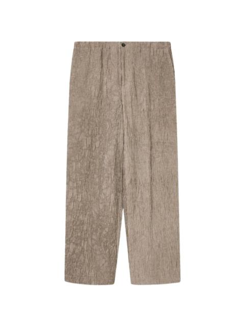 EMPORIO ARMANI elastic-waist trousers