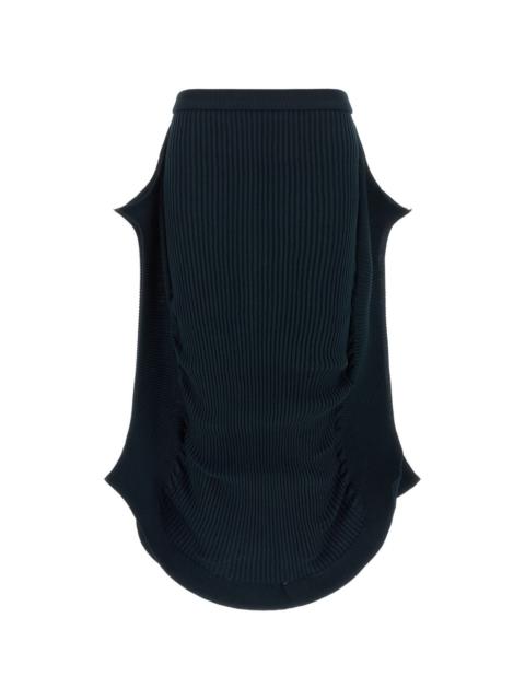 ISSEY MIYAKE Prance ribbed-knit midi skirt