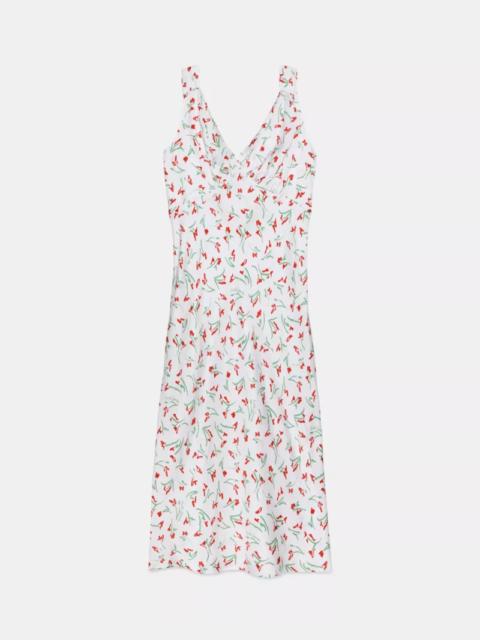 kate spade Vibrant Buds Midi Slip Dress