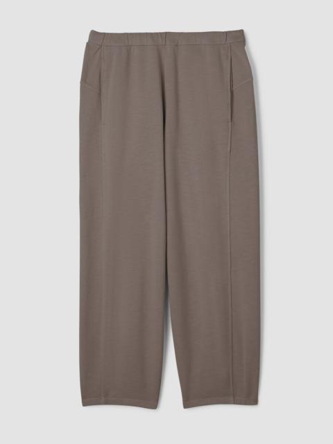 EILEEN FISHER Garment-Dyed Organic Cotton Terry Lantern Pant