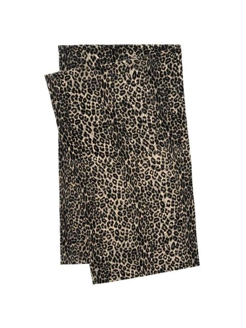 visvim SILK STOLE LEOPARD BEIGE