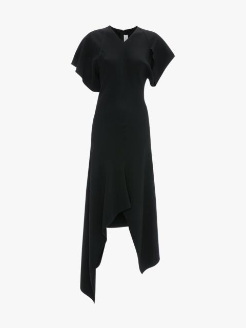 Victoria Beckham Panelled Dress In Black