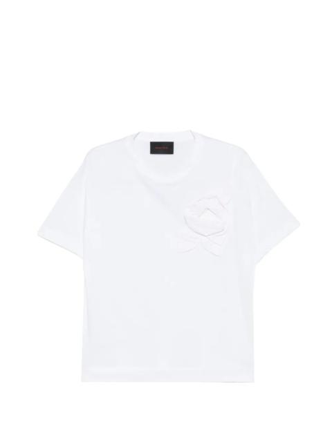 Simone Rocha Fitted Pressed Rosette T-Shirt