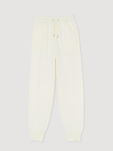 Sandro Knit jogging bottoms