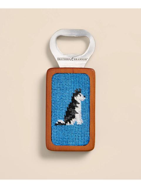 Brooks Brothers Smathers & Branson Needlepoint Husky Bottle Opener